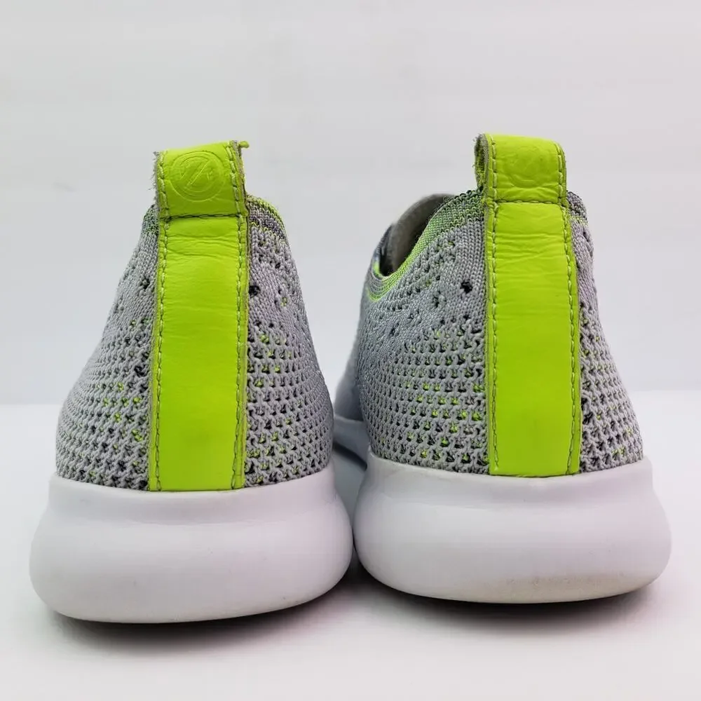 Cole Haan Grand OS Womens Size 9 B Gray Volt Fly Knit Oxford Sneaker Shoes W2284
